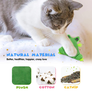 Juguetes de Peluche para Gatos con Forma de Insectos, Seis Tipos Diferentes, Suministros para Gatos Mayores con Nailon Sostenible y Catnip - Product Image 2