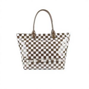 Bolso de Mano Tipo Tote de PVC/Nylon, Personalizado, Casual, para Playa, Abierto, Portátil, sin Asa, Capacidad de 1-1.9L, No Impermeable, para Mujer - Product Image 1