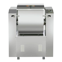 Mélangeur à pâte commercial de 50 kg, machine à moteur pour une production de masse efficace dans les boulangeries et les restaurants