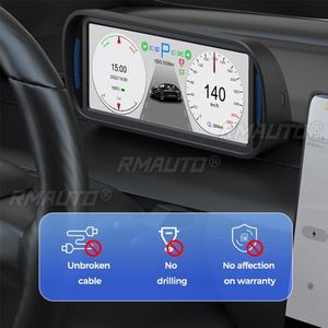 จอแสดงผล HUD ขนาด 7 นิ้ว สำหรับรถยนต์  หน้าจอ IPS HD สำหรับ Tesla Model 3 Y ปี 2019-2022 - Product Image 3