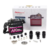 Moteur servo brushless YIPINservo AK70 70 kg avec encodeur magnétique PWM, engrenages métalliques et boîtier CNC en aluminium pour voitures RC 1/8, 1/10, 1/12