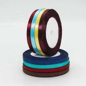 Nastro di raso Premium all'ingrosso da 1/5 pollici 100% poliestere eco-friendly intrecciato <span class=keywords><strong>Deco</strong></span> maglia rotoli a faccia singola - Product Image 3