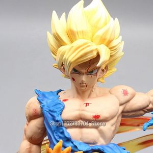 ฟิกเกอร์ลูกบอลลากอนอะนิเมะ27ซม. ฟิกเกอร์แอคชั่น goku Super Saiyan โมเดลโมเดลของเล่นของขวัญวันเกิดเด็ก - Product Image 6
