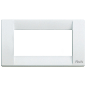 Plaque murale Vimar 15x8,5 cm, design classique blanc - Product Image 1