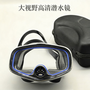 Diving Mask Silicone <b>Large</b> <b>Frame</b> Anti Fog Adjustable Adult Snorkeling Mask Tempered Glass One Window Lightweight Durable - Product Image 4