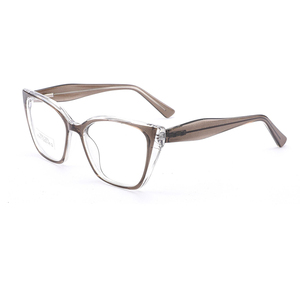 מסגרות אופטיות חדשות מסוג Cat Eye Tr90, צבעוניות, מאצטט, לנשים, מסגרת גדולה, משקפיים אופנתיים, מסגרות לא סדירות, משקפי ראייה - Product Image 3