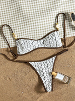 Maillot de bain deux pièces pour couple, imprimé, nouveau design, haute qualité et magnifique, vêtements de plage, maillot de bain pour femme en stock