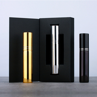 Flacon vaporisateur de parfum en verre SUMEEAR 10 ml avec capuchon pulvérisateur, placage UV, rechargeable, emballage cadeau, prêt à remplir