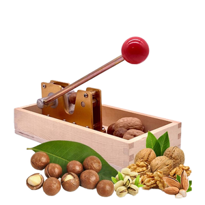 ที่เปิดเปลือกถั่วสแตนเลสแบบแมนนวล ABK IMPEX สำหรับเม็ดมะคาเดเมียและวอลนัท พร้อมที่หนีบเปิดเปลือก ที่เปิดผลไม้ - Product Image 1