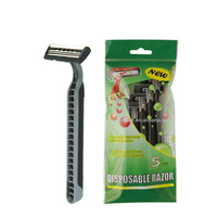 Rasoir jetable Flash R311 avec emballage personnalisé et poignée ergonomique à triple lame de haute qualité pour le rasage des hommes