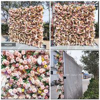 Mur de fleurs artificielles en soie blanche, fait main, longue durée, pour mariages, Nouvel An chinois, restaurants et hôtels