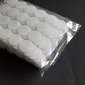 Spot Supply Eco-friendly 2cm 2.5cm White Rectangle <b>Hook</b> Loop Dots Strong <b>Adhesive</b> Die Cut Polyester/Nylon <b>Hook</b> Loop Fastener - Product Image 2