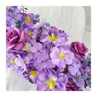 Künstliche Blumen und Seiden rosen Runner Party und Hochzeits dekoration zum Verkauf