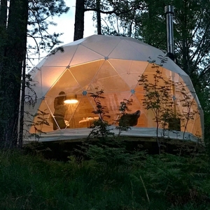 Dôme géodésique de luxe <span class=keywords><strong>en</strong></span> acier écologique, tente de haute qualité, résistante au vent, vue sur les étoiles, maison <span class=keywords><strong>bulle</strong></span> pour vacances <span class=keywords><strong>en</strong></span> bord de lac, séjour à l'hôtel - Product Image 2