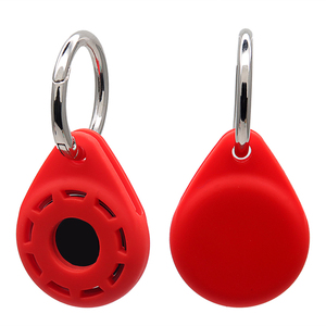 Compatible con <span class=keywords><strong>Apple</strong></span> AirTags Soft Silicone Air Tag Funda protectora Cute Air Tag Tracker Holder con llavero para bolsas Llaves - Product Image 2