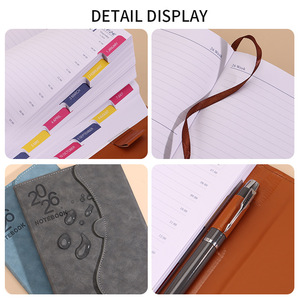 Tùy Chỉnh Sang Trọng 2026 A5 Dập Nổi Tạp Chí Nhật Ký Máy Tính Xách Tay Mềm PU Da <span class=keywords><strong>Notepad</strong></span> Với Logo Bìa Cứng Phác Thảo Cuốn Sách Đối Với Quà Tặng - Product Image 4