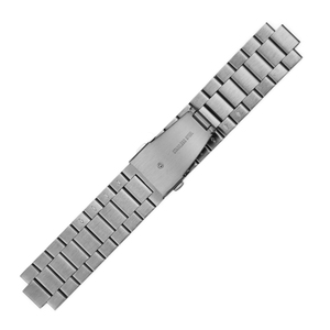 Bracelet de montre en acier inoxydable à trois maillons, fermoir papillon, réglable pour montre - Product Image 3