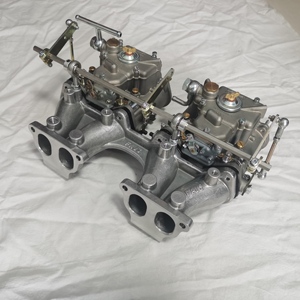 ชุดแปลงคาร์บูเรเตอร์ FAJS NO CZ2-26-40/45-6 สำหรับ <span class=keywords><strong>Datsun</strong></span> A14 A15 Oval Port - ชุดแปลงคาร์บูเรเตอร์ FAJS Twin 40 DCOE ของแท้ - Product Image 2