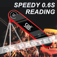 Termometer Daging Digital Tahan Air CH-118, Pembacaan Suhu 3X Lebih Cepat, Alat Memasak Panggangan Dapur