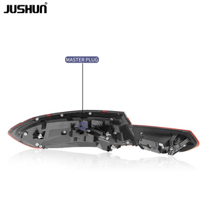 Fanale Posteriore JUSHUN per Mercedes <span class=keywords><strong>Benz</strong></span> GLC Coupé 2016-2019, Stile Rosso, Luci Posteriori LED <span class=keywords><strong>Auto</strong></span> Aggiornate - Product Image 5
