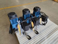 Palans électriques à chaîne de type européen avec chariot électrique, hauteur de levage personnalisée pour pont roulant, manutention de matériaux en entrepôt