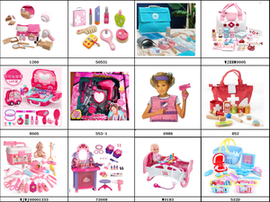 2021 nuovi giocattoli per bambini regalo trucco per ragazze in legno <span class=keywords><strong>gioco</strong></span> di imitazione Set simulazione asciugacapelli giocattoli <span class=keywords><strong>gioco</strong></span> di ruolo per bambini - Product Image 6