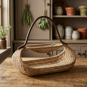 Cesta Flexible de Ratán Natural Hecha a Mano para Frutas y Flores, Accesorios de Mesa de Vietnam, Fabricante Nhat Minh - Product Image 3