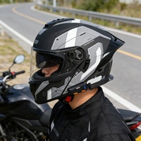 Casques modulaires unisexes haut de gamme à visière relevable pour cyclisme et moto en ABS pour adultes avec écouteurs intégrés – Direct Usine