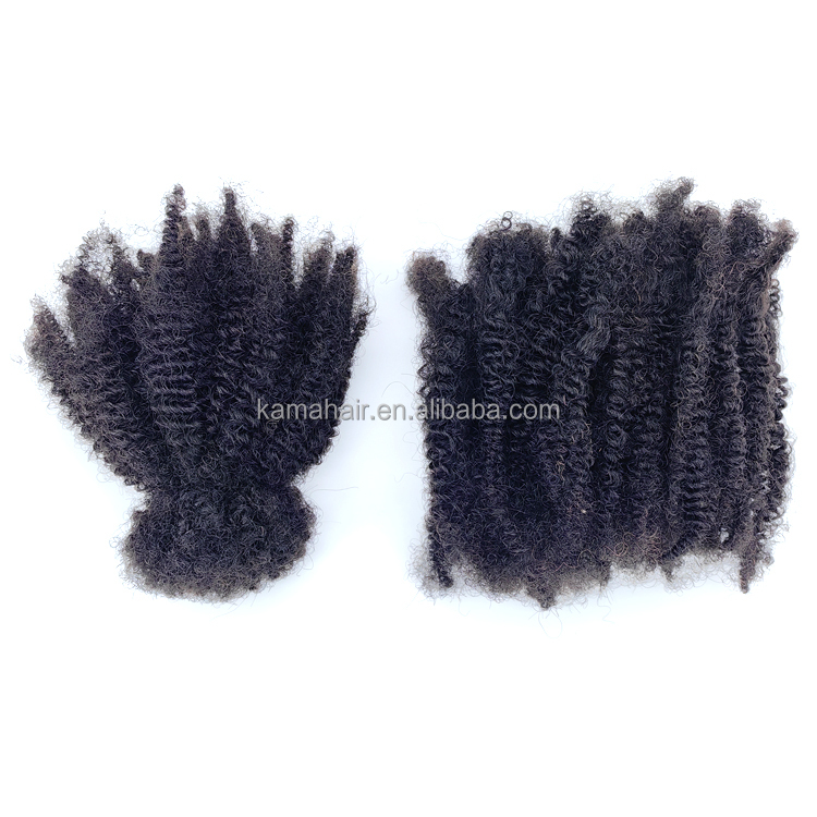 Popular Braiding Hair 100% Human Hair 4B 4C Afro Kinky Bulk Human Hair for Locs and Twist Detail Section 7