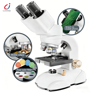 Microscopio Educativo Chengji, Microscopio Real con Doble Tubo y Doble Espejo, Juguetes Científicos Educativos para el Aprendizaje de los Niños - Product Image 1