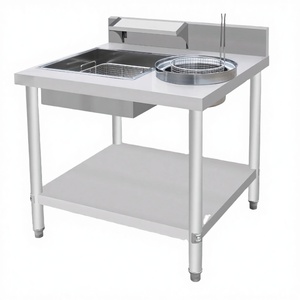 Table de panure électrique commerciale pour poulet avec fonction anti-poussière et réduction du bruit - Product Image 3