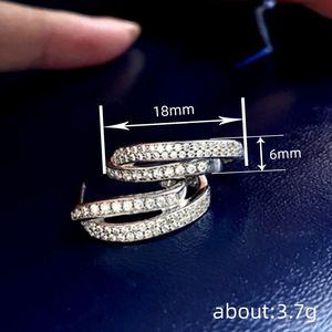 Orecchini a Perno con Linee Irregolari, Gioielli Eleganti e Chic per Donne, per Ufficio, Uso Quotidiano, Feste, Regalo - Product Image 4