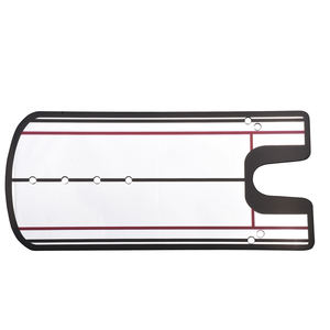 高品质亚克力黑色轻型高尔夫推杆镜挥杆训练器对准训练辅助器推杆训练辅助器 - Product Image 5