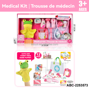 May Mắn Đồ Chơi Bác Sĩ Con Rối Tay Thiết Lập Với Vải Lưu Trữ Túi Bác Sĩ Đồ Chơi Điện Với Đèn Âm Thanh Và Pin Bao Gồm - Product Image 3