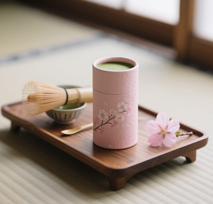 กล่องทรงกระบอกกระดาษคราฟท์สไตล์ซากุระญี่ปุ่นกล่องกระบอกกระดาษคราฟท์ออกแบบออกแบบได้ตามต้องการบรรจุภัณฑ์ชากาแฟ - Product Image 2