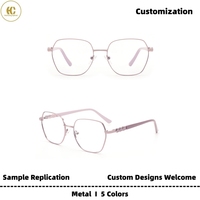 Gafas Ópticas Metálicas de Diseño Moderno y de Alta Gama, Personalizables, Monturas Duraderas y Cómodas para Uso Diario, OEM/ODM