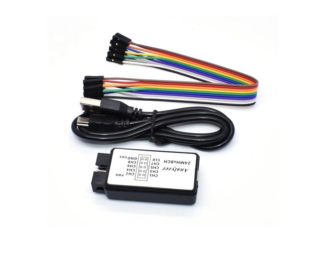 USB логический анализатор 24 мГц 8-канальный 24 м секундный инструмент отладки FPGA 24 мГц 8-канальный логический тестер