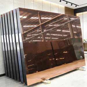 Groothandel op maat gemaakte 2mm 2,7mm 3mm 4mm 5mm 6mm heldere gekleurde zilveren glazen spiegel rechthoekige geharde glazen spiegel - Product Image 5