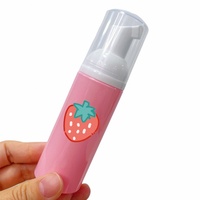 Flacon pompe distributeur de savon moussant pour cils, en plastique de luxe, rose doré argenté, 30ml 50ml 60ml 80ml 100ml 150ml, pour nettoyant cils