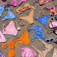 Maillot de bain deux pièces personnalisé, tissu écologique, vente en gros de maillots de bain