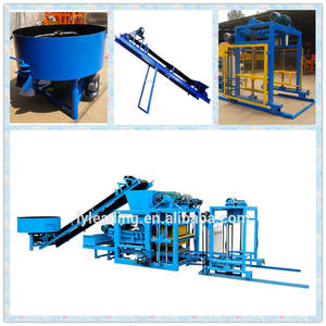 Sepenuhnya otomatis beton bangunan blok bata mesin pembuat blok semen membuat mesin - Product Image 3
