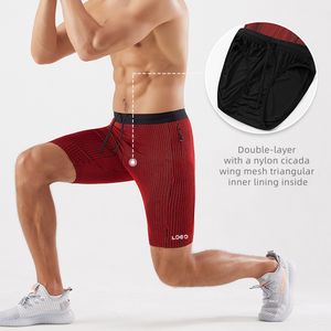 Short d'entraînement de course à pied avec <span class=keywords><strong>slip</strong></span> intérieur OEM personnalisé pour hommes - Product Image 2