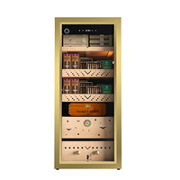 Humidor à cigares professionnel multifonction en bois de cèdre, armoire-réfrigérateur pour cigares