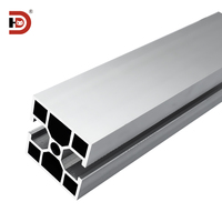 Profilé en aluminium extrudé industriel 4040 K avec rainure d'étanchéité d'un côté, profilé de cadre d'équipement à trois rainures 4040