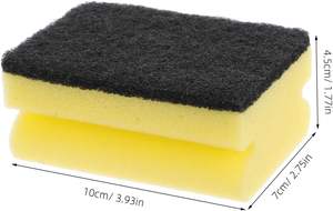 Éponge de nettoyage de cuisine Eco anti-rayures pour la vaisselle Éponge à récurer Scrunge Éponge à récurer - Product Image 2
