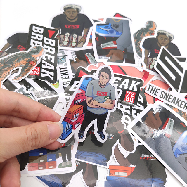 Wholesale Bwill Brand Adhesive Vinyl Waterproof Custom Die Cut Stickers MOQ 500 Pieces Gift Craft Use Cute Cartoon Logo Design