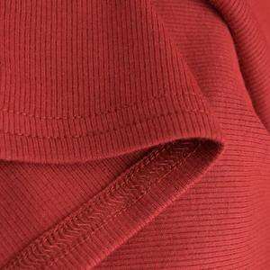 CNSHELL di base in morbido <span class=keywords><strong>cotone</strong></span> Slim Fit Pullover con collo quadrato elastico a doppia linea di cucitura Micro costola Top a <span class=keywords><strong>manica</strong></span> <span class=keywords><strong>lunga</strong></span> da <span class=keywords><strong>donna</strong></span> <span class=keywords><strong>T</strong></span>-<span class=keywords><strong>Shirt</strong></span> - Product Image 5