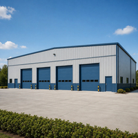 Entrepôt préfabriqué en structure métallique durable, usine industrielle, atelier, bâtiment de stockage métallique à vendre
