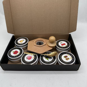 Kit de fumage pour cocktails en gros avec torche, 6 saveurs de copeaux de bois, ensemble d'infusion fumée pour whisky Old Fashioned, boissons, bourbon, vin B - Product Image 3