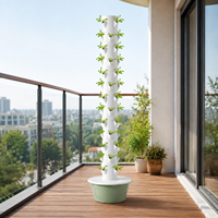 Jardinière verticale hydroponique à 13 étages avec pompe, système de culture sans terre pour la maison et la cuisine